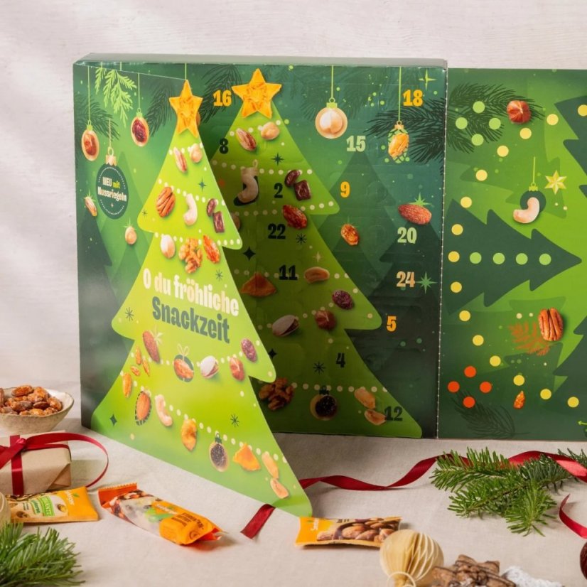 Seeberger Adventní kalendář s ořechy a sušeným ovocem