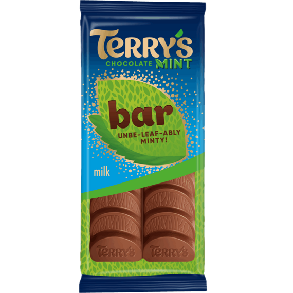 Terry's mléčná čokoláda s mátovou příchutí
