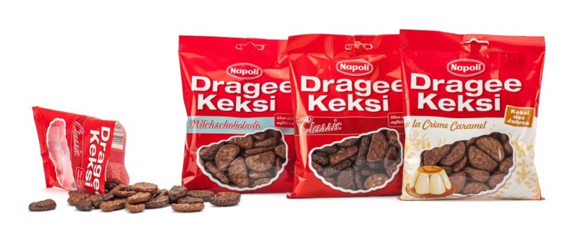 Dragee Keksi mléčná čokoláda