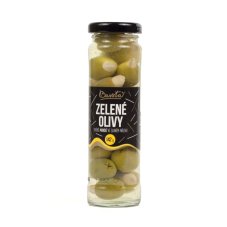 Bassta Zelené olivy s celou mandlí Bassta Zelené olivy s celou mandlí