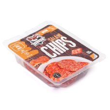 Salami chips bacon