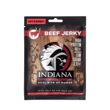 Indiana Beef Jerky sušené maso Hot & Sweet Indiana Beef Jerky sušené maso Hot & Sweet