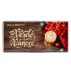 Veselé Vánoce hořká čokoláda