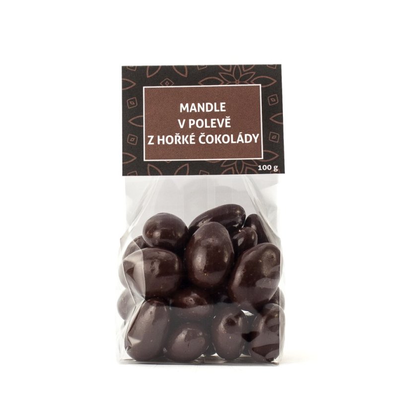 Mandle v hořké čokoládě