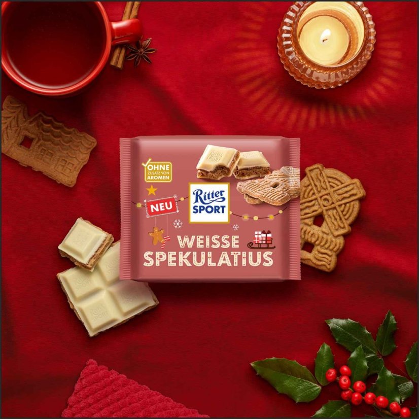 Ritter Sport Bílá čokoláda Spekulatius