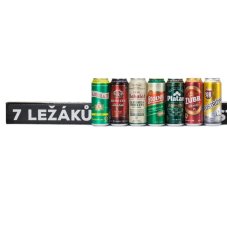 Sada 7 plechovek českých ležáků