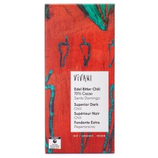 Vivani BIO hořká čokoláda s chilli 70 % kakaa