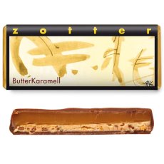 Zotter mléčná čokoláda Máslový karamel