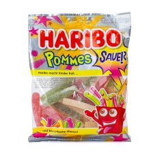 Haribo kyslé cukríky Pommes Sauer Haribo kyslé cukríky Pommes Sauer