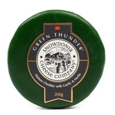 Snowdonia Cheddar Green Thunder s česnekem