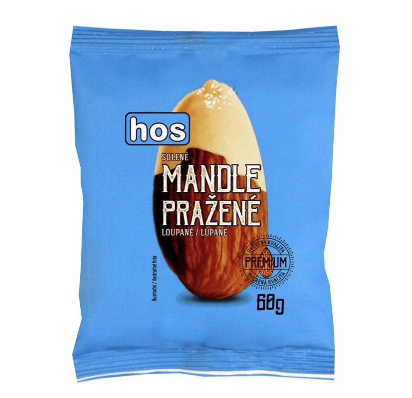 Hos Mandle pražené solené loupané
