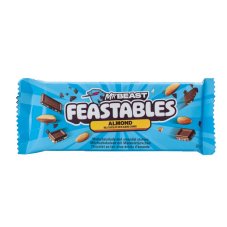 MrBeast Feastables mliečna čokoláda s kúskami mandlí