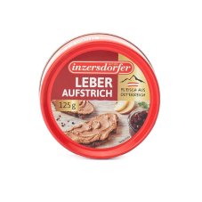 Inzersdorfer Leberaufstrich Jemná pečeňová paštéta Inzersdorfer Leberaufstrich Jemná pečeňová paštéta