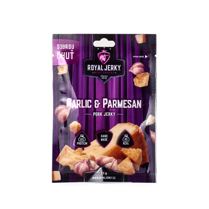 Royal Jerky Česnek a parmezán