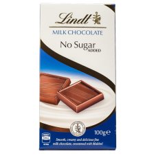 Lindt mléčná čokoláda bez cukru Lindt mléčná čokoláda bez cukru