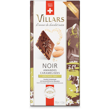 Villars Hořká čokoláda s mandlemi
