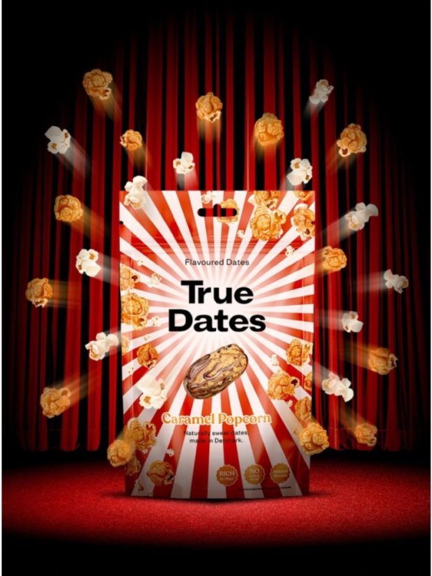 True Dates Datle karamelový Popkorn