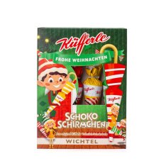 Küfferle Vánoční čokoládové deštníčky Wichtel