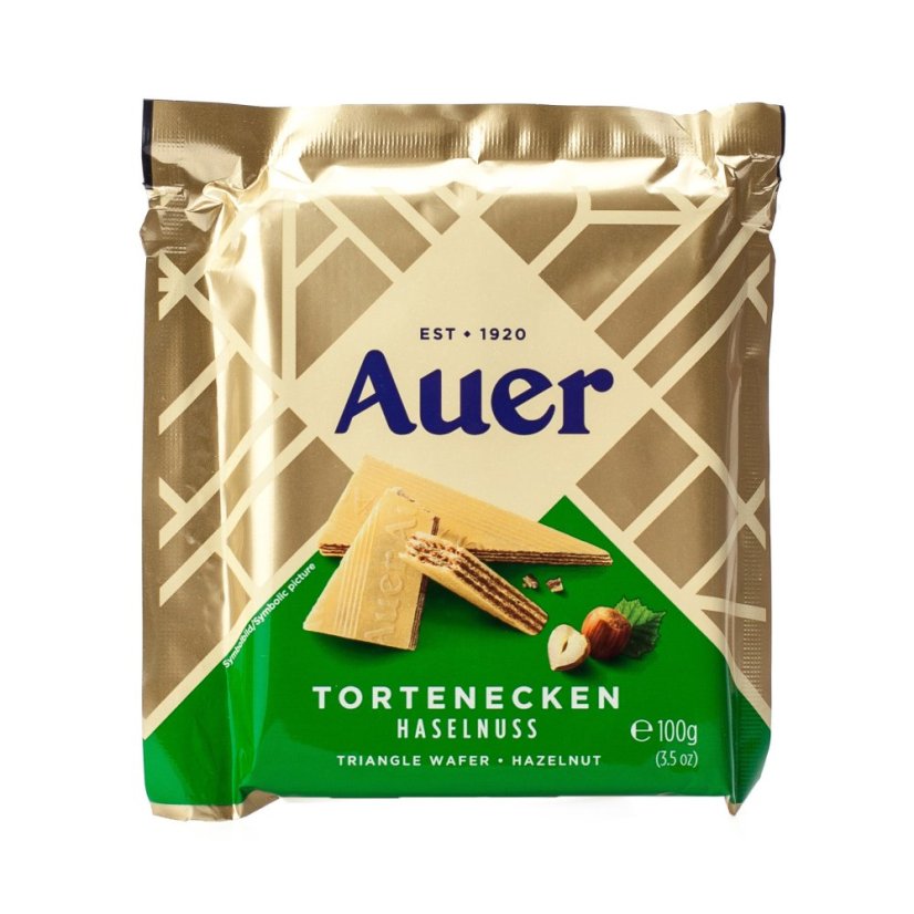 Auer Tortenecken oplatky s lískooříškovým krémem