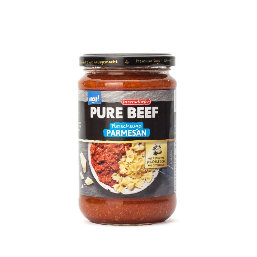 Inzersdorfer Pure Beef Sugo s parmezánem