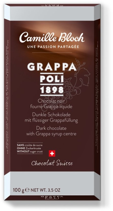 Camille Bloch Hořká čokoláda Grappa
