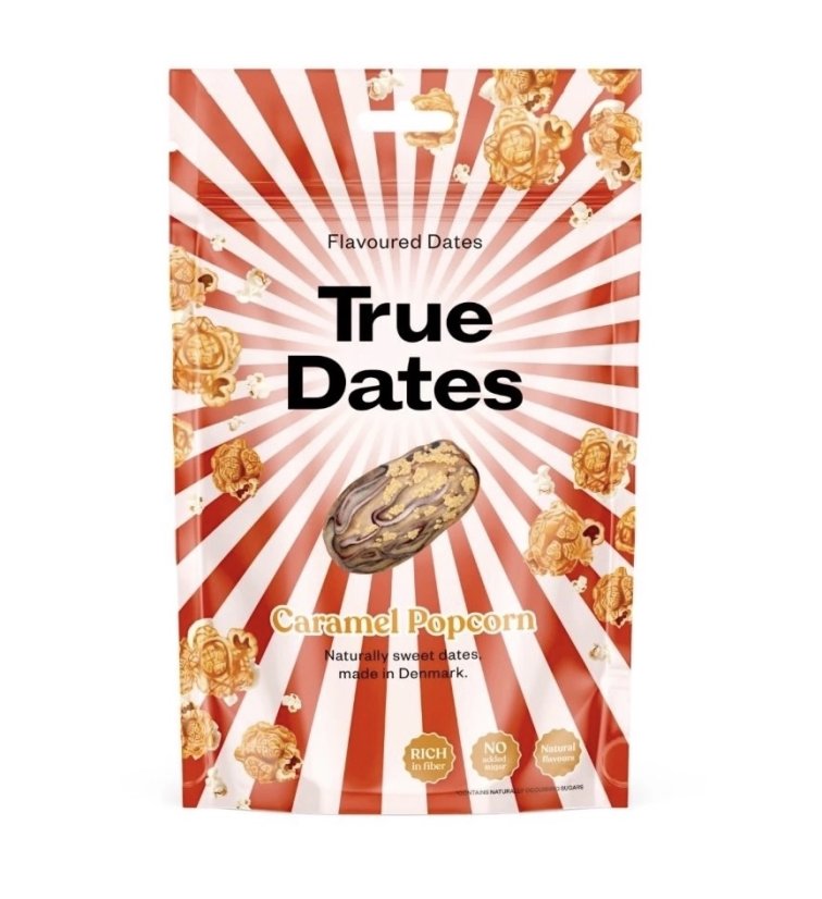True Dates Datle karamelový Popkorn