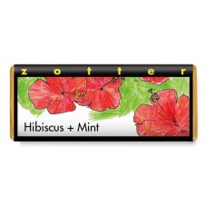 Zotter hořká čokoláda Ibišek a máta