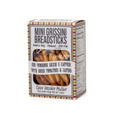 Mini Grissini s paradajkami a kaparmi