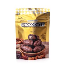 Chocodate dubajské čokodatle s mandlemi - mléčné