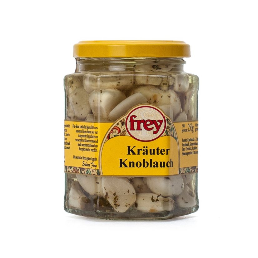 Cesnek Konzervace (stroužky česneku, olivového oleje, všechny stroužky, citronové šťávy, Doba sušení) Cesnek Konzervace