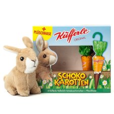 Küfferle velikonoční mrkvičky a plyšový zajíček Küfferle velikonoční mrkvičky a plyšový zajíček