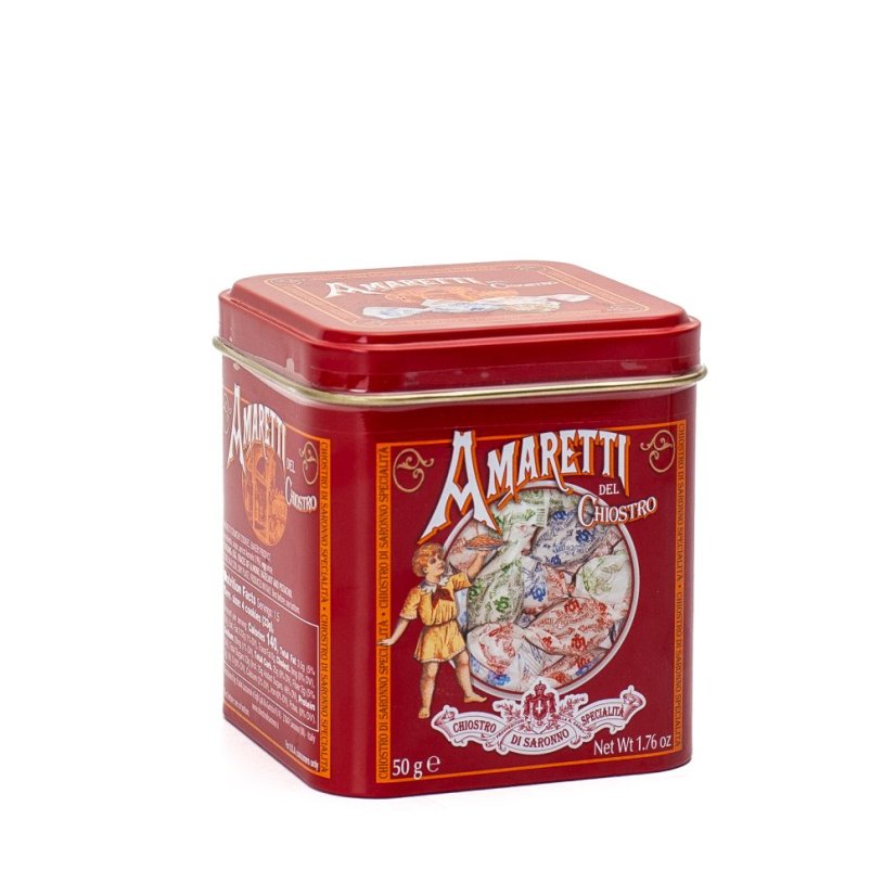 Lazzaroni Amaretti italské mandlové sušenky v dóze