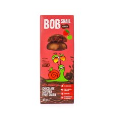Bob Snail jablečno-jahodová pochoutka v čokoládě Bob Snail jablečno-jahodová pochoutka v čokoládě