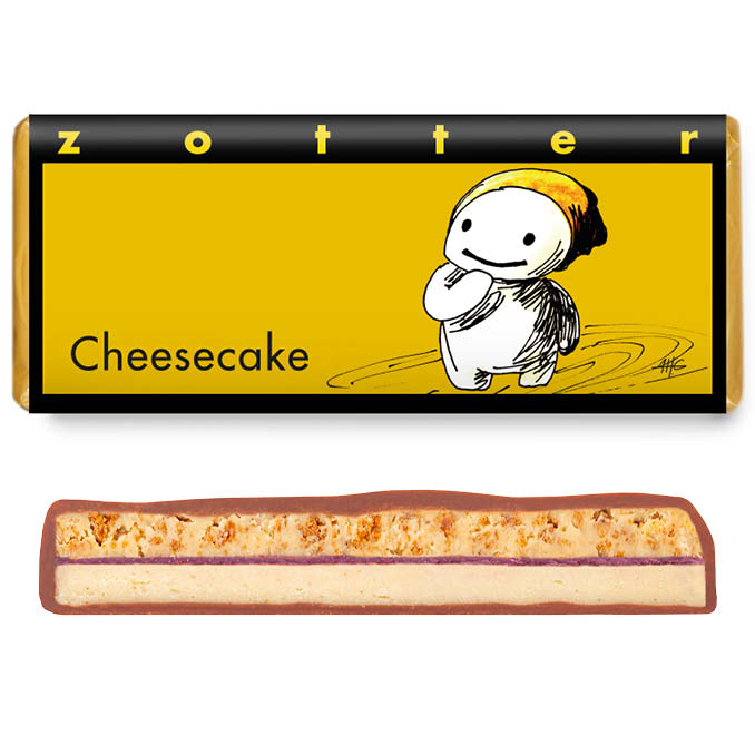 Zotter mliečna čokoláda Cheesecake