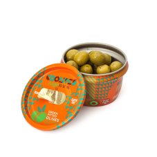 Coolives Mojo Back zelené olivy s příchutí česneku a papriky Coolives Mojo Back zelené olivy s příchutí česneku a papriky
