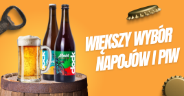 Większy wybór napojów i piw