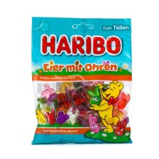 Haribo bonbóny Eier mit Ohren Haribo bonbóny Eier mit Ohren