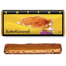 Zotter mléčná čokoláda Máslový karamel