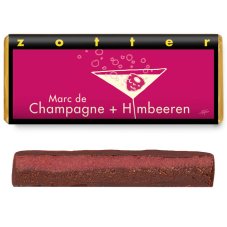 Zotter hořká čokoláda Champagne a maliny Zotter hořká čokoláda Champagne a maliny