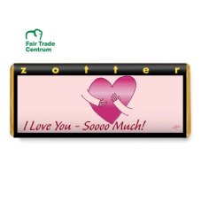 Zotter hořká čokoláda Miluji tě tak moc