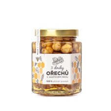 Med z Polesí 3 druhy ořechů v akátovém medu