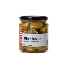 Castellino zelené olivy plněné sýrem Parmigiano