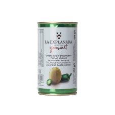 La Explanada zelené olivy plněné pastou jalapeño