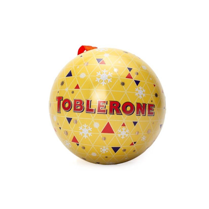 Toblerone Plechová ozdoba plná čokolády