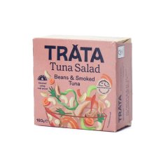 Trata Salát z uzeného tuňáky a fazolemi Trata Salát z uzeného tuňáky a fazolemi