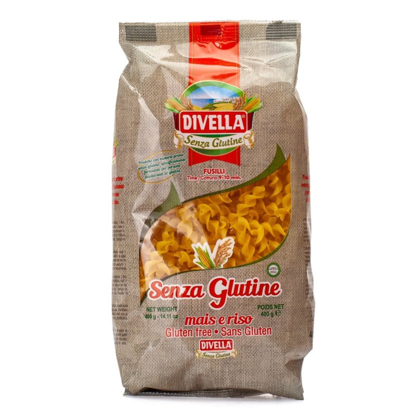 Divella bezlepkové Fusilli těstoviny