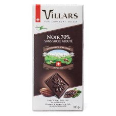 Villars Hořká čokoláda 70 % bez cukru Villars Hořká čokoláda 70 % bez cukru