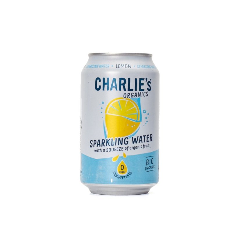 Charlie's Organics Perlivá voda Citrón
