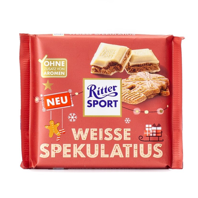 Ritter Sport Bílá čokoláda Spekulatius