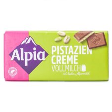 Alpia mliečna čokoláda s pistáciami Alpia mliečna čokoláda s pistáciami